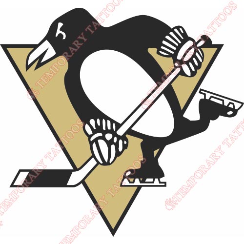 Pittsburgh Penguins Customize Temporary Tattoos Stickers NO.299